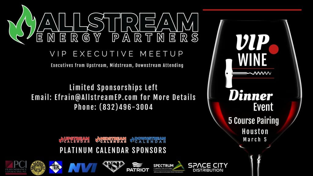 VIP Wine Dinner Allstream Energy Partners