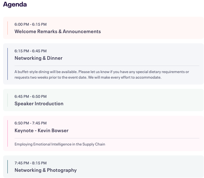 Midstream Calendar