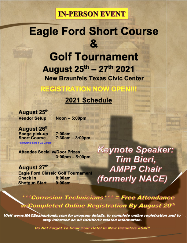 NACE AMPP San Antonio Midstream Calendar