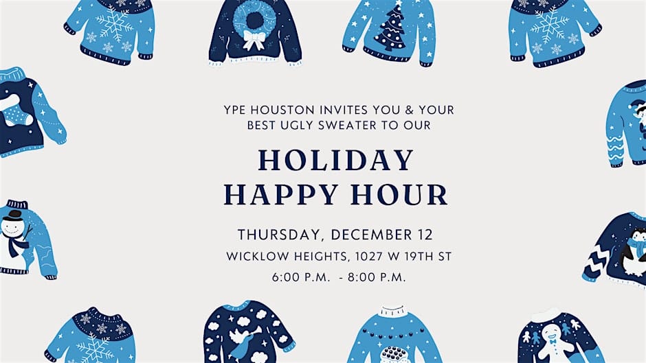 YPE Ugly Sweater Holiday Happy Hour